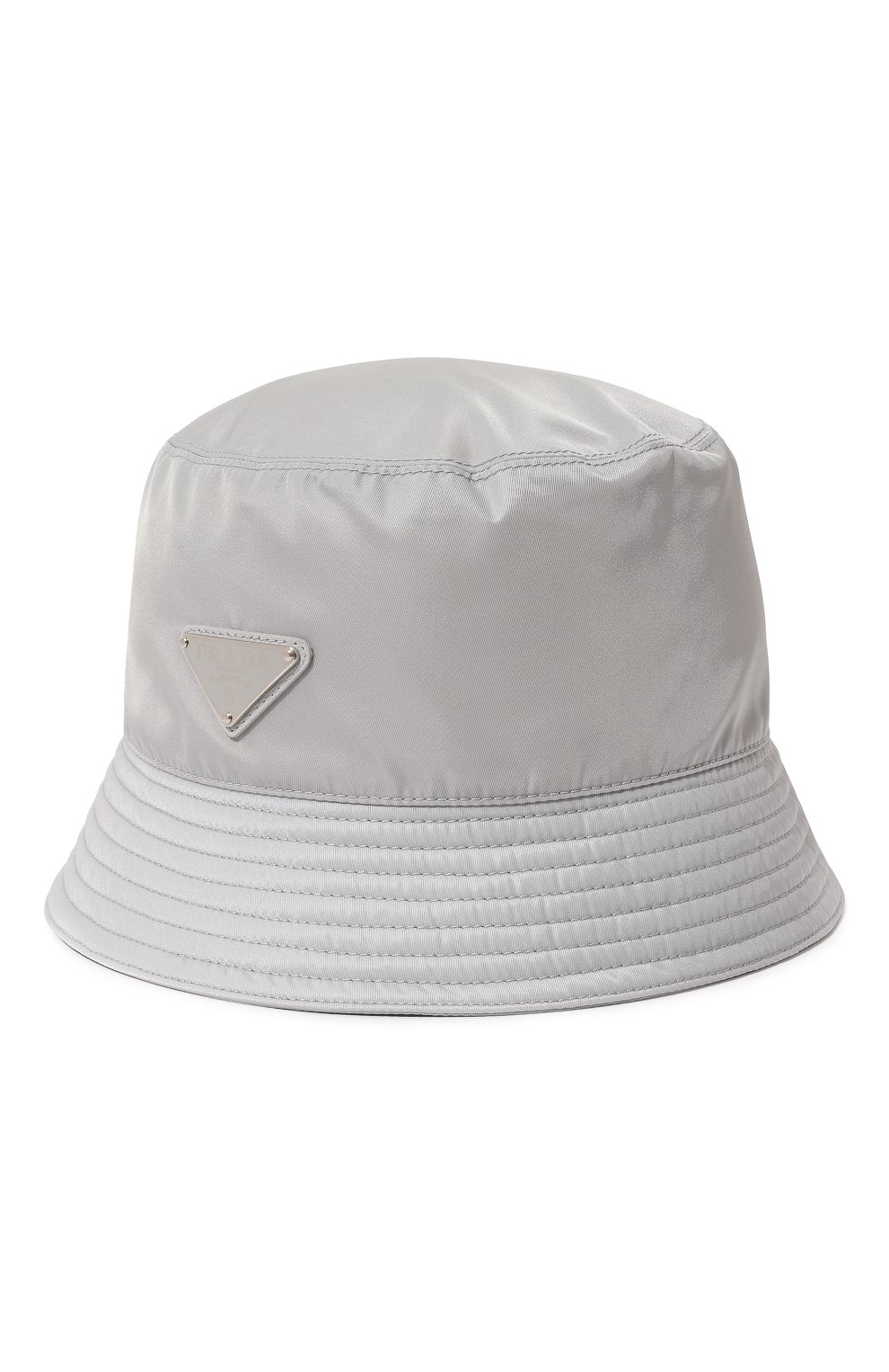 Панама re-nylon PRADA светло-серого цвета по цене 56000 руб., арт. 1HC137-2DMI-F0591, фото 1 Панама re-nylon PRADA, арт. 1HC137-2DMI-F0591, фото 1