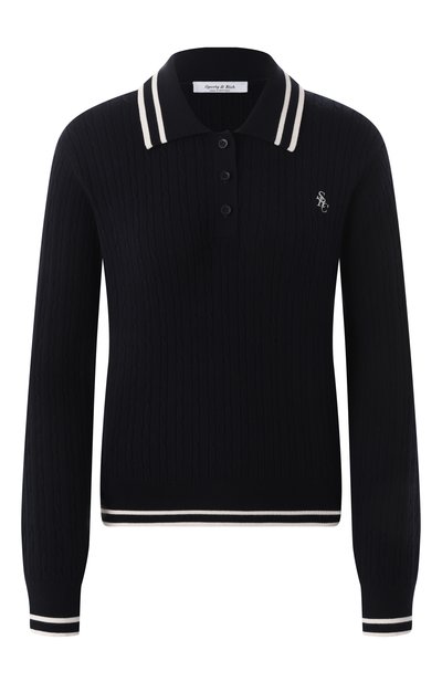 Женское поло из вискозы SPORTY AND RICH, арт. T0037516302BL32