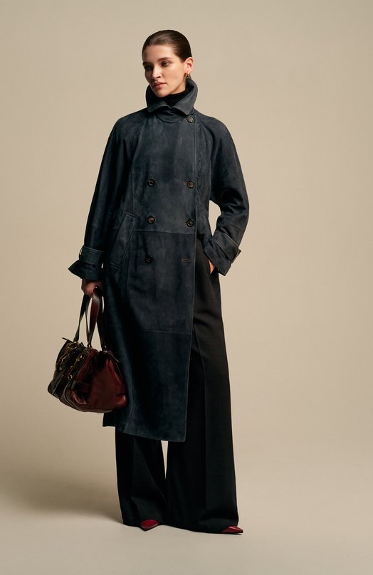 Шерстяные брюки Brunello Cucinelli MP507P8884 Серый  MP507P8884 Фото 6