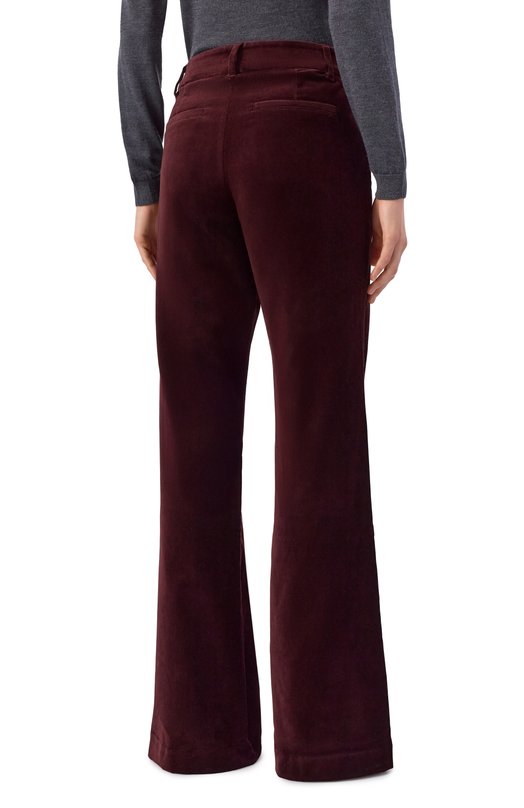 Бархатные брюки Paige 1J12Q08-3627 Бордовый  1J12Q08-3627 Фото 4