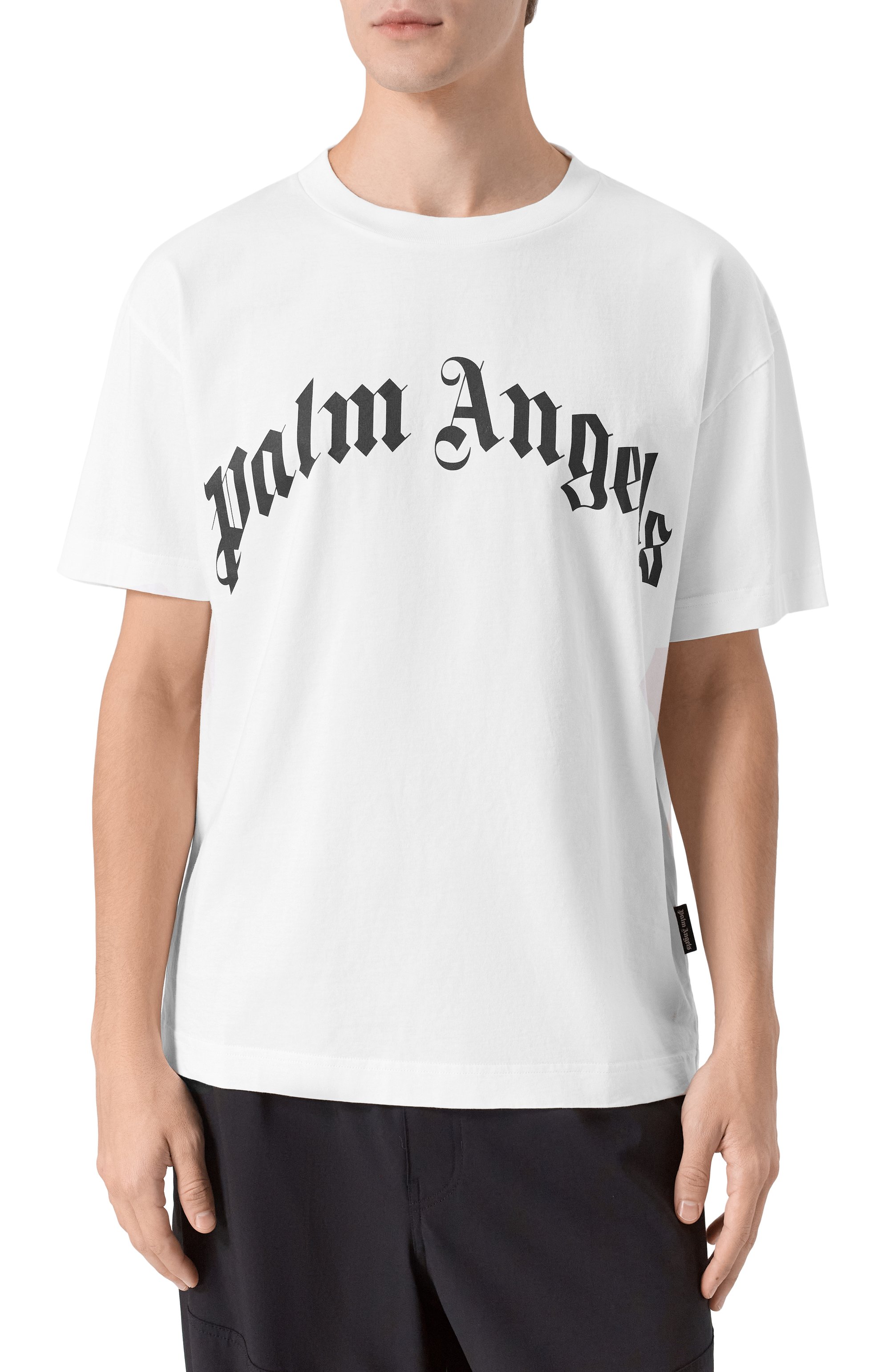 Хлопковая футболка PALM ANGELS, арт. PMAA109F25JER003, фото 3