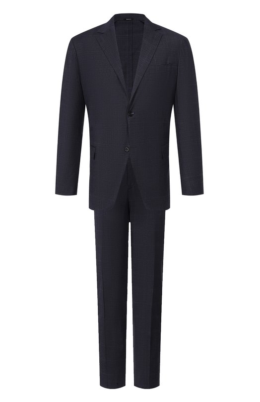

Костюм из шерсти и вискозы Sartorio, Синий