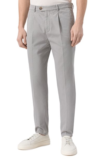 Хлопковые брюки BRUNELLO CUCINELLI, арт. M252DE1450, фото 3