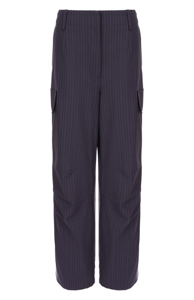 Женские шерстяные брюки-карго LORENA ANTONIAZZI, арт. P2633PA27A/5229