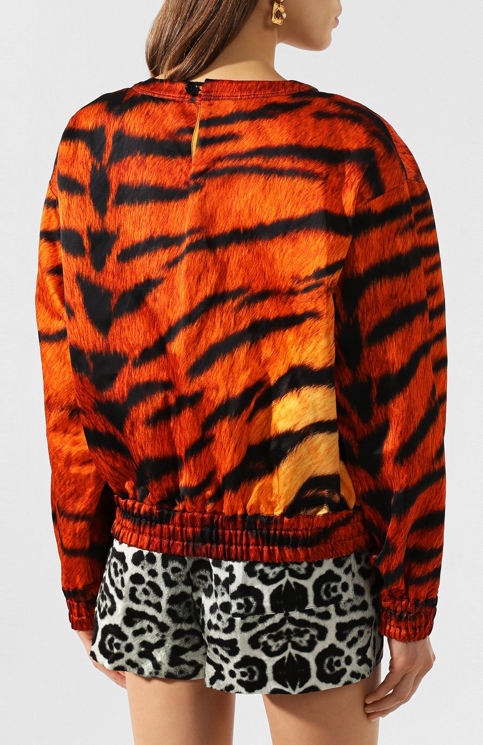 Свитшот из смеси вискозы и хлопка DRIES VAN NOTEN, арт. 201-10720-9325, фото 4