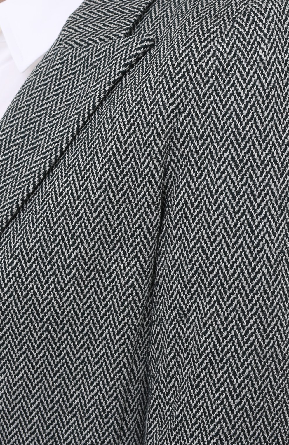 Жакет из вискозы GIORGIO ARMANI серого цвета по цене 135500 руб., арт. 6HAG74/AJLVZ, фото 5 Жакет из вискозы GIORGIO ARMANI, арт. 6HAG74/AJLVZ, фото 5