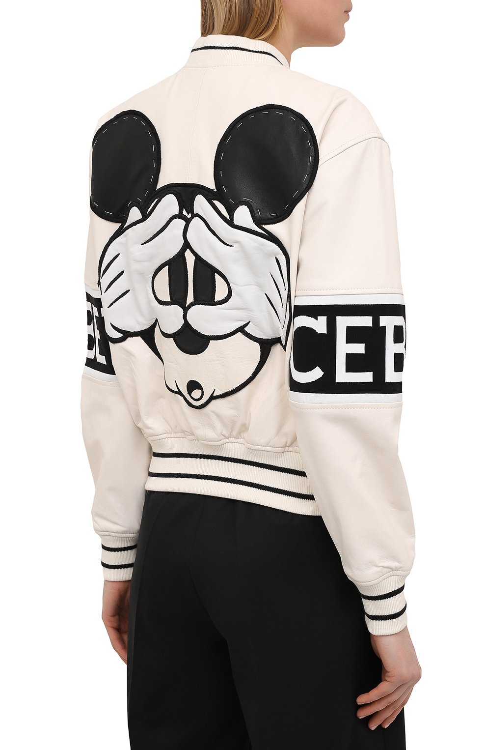 Кожаная куртка ICEBERG бежевого цвета по цене 79300 руб., арт. 21E I2P0/Z021/6801, фото 4 Кожаная куртка ICEBERG, арт. 21E I2P0/Z021/6801, фото 4