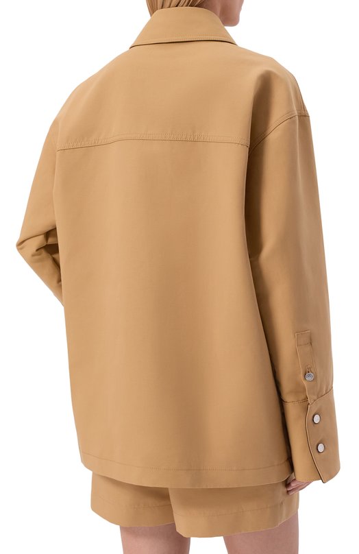 Хлопковая куртка Armarium ARMFWJ023/C018 Бежевый  ARMFWJ023/C018 Фото 4