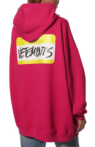 Хлопковое худи VETEMENTS, арт. UA53HD180P 1606/W, фото 4