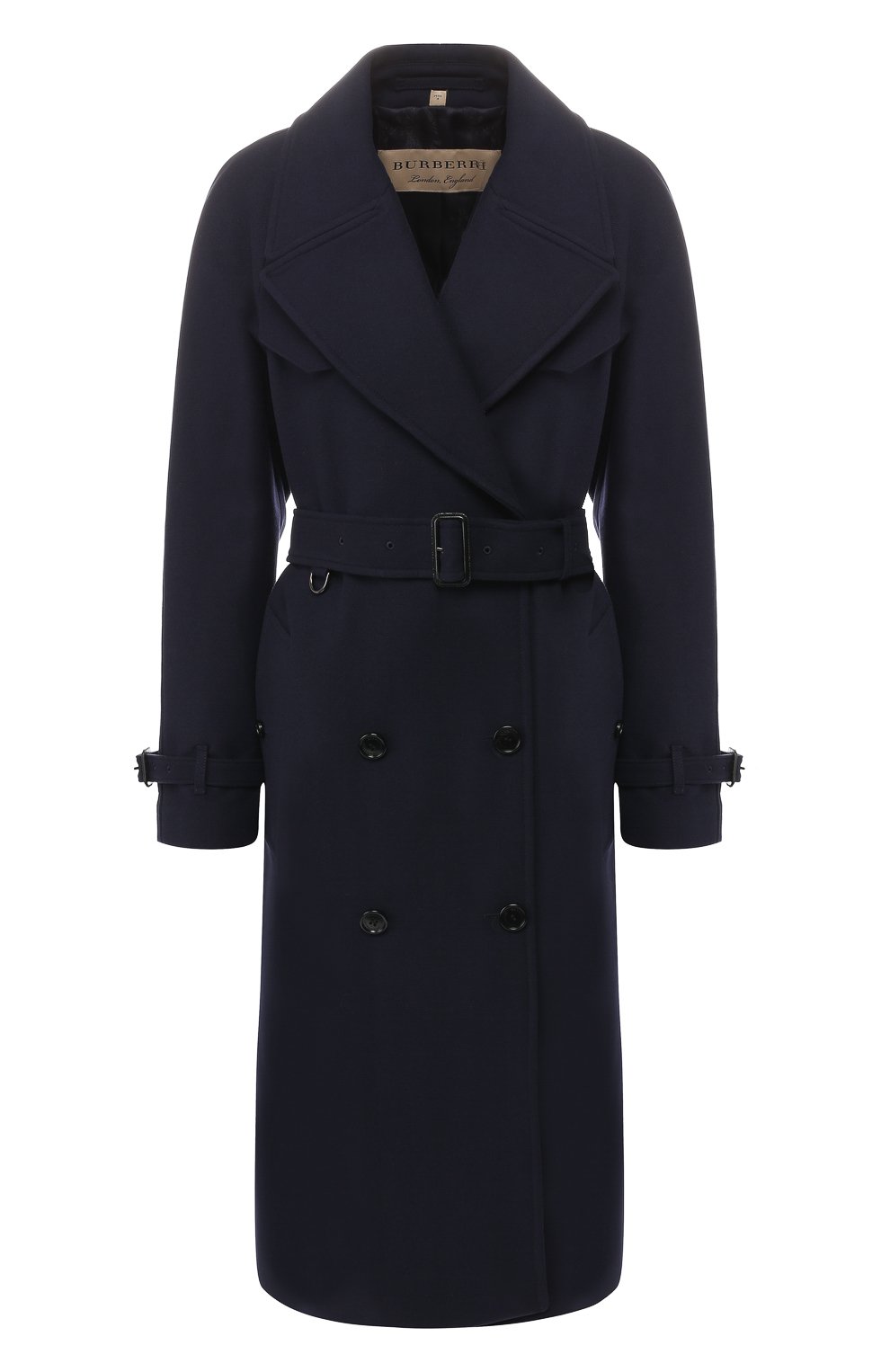 Шерстяное пальто cranston BURBERRY темно-синего цвета по цене 206500 руб., арт. 8003443, фото 1 Шерстяное пальто cranston BURBERRY, арт. 8003443, фото 1
