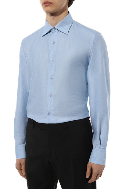 Сорочка из хлопка и льна STEFANO RICCI, арт. MC003685/R2564, фото 4