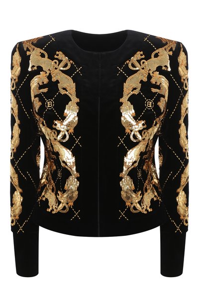 Женский хлопковый жакет BALMAIN, арт. UF17572/C256