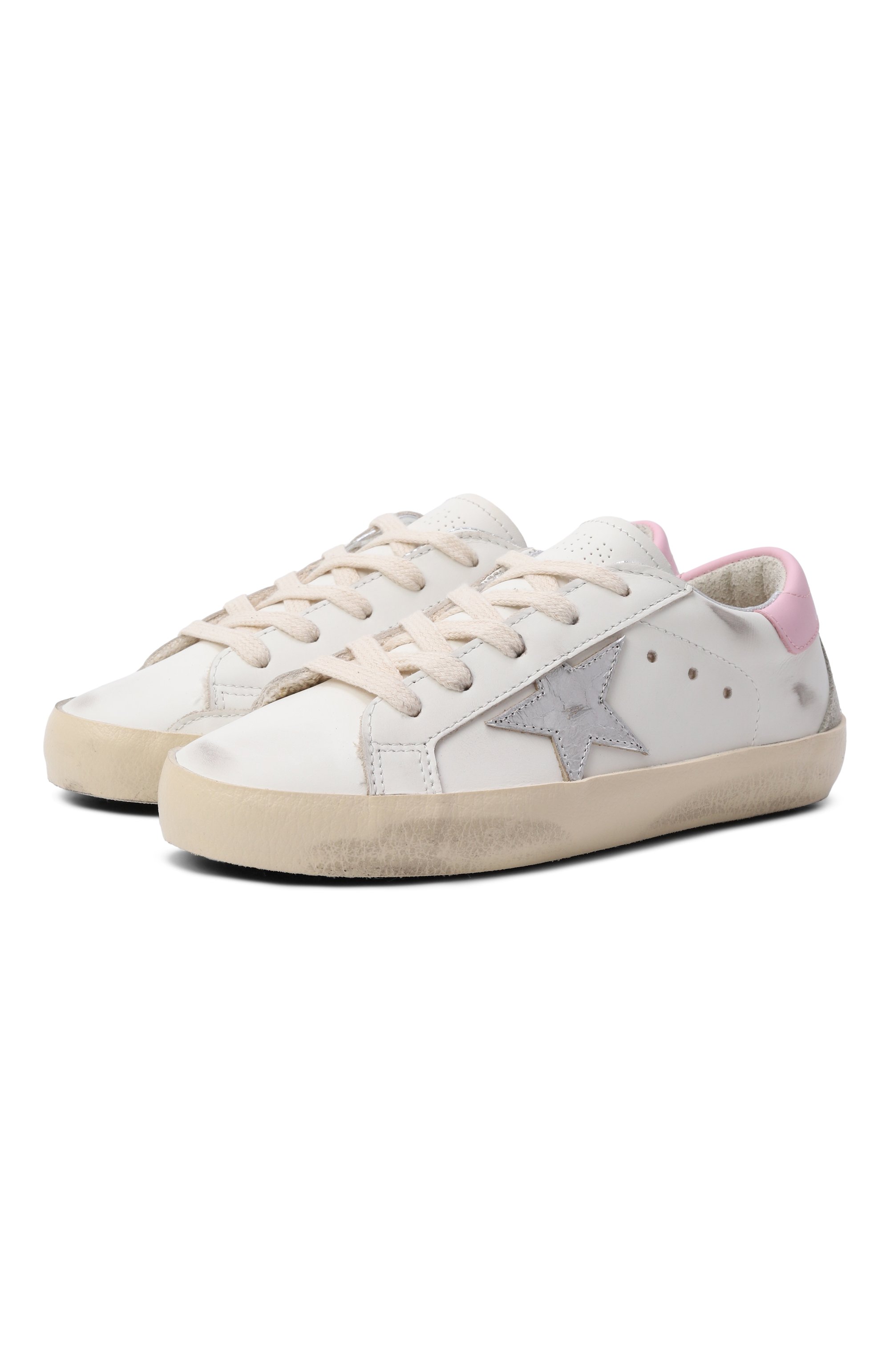 Кожаные кеды super star GOLDEN GOOSE DELUXE BRAND, арт. GYF00102.F004662, фото 1