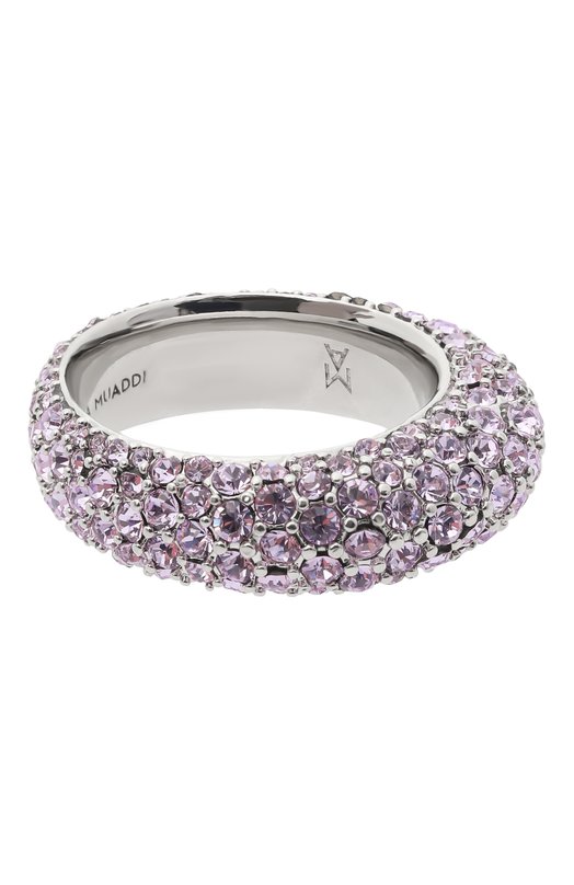 Кольцо Cameron Amina Muaddi CAMER0N RING Сиреневый CAMER0N RING