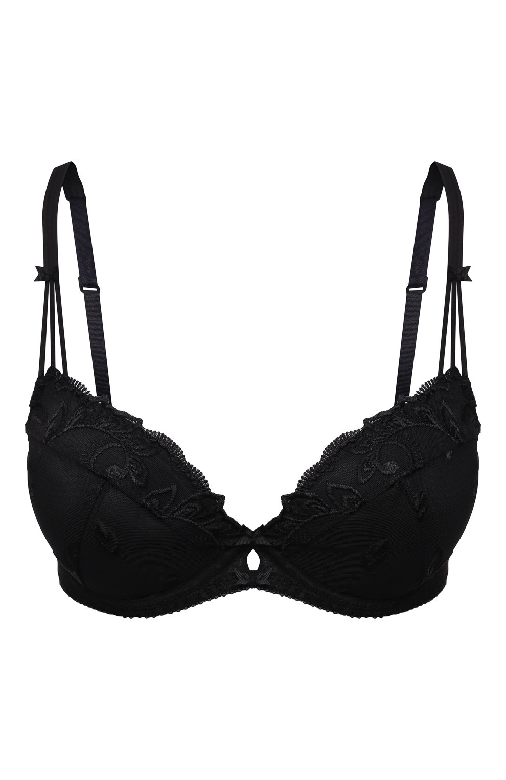 Бюстгальтер пуш-ап AUBADE черного цвета по цене 12330 руб., арт. OF18, фото 1 Бюстгальтер пуш-ап AUBADE, арт. OF18, фото 1