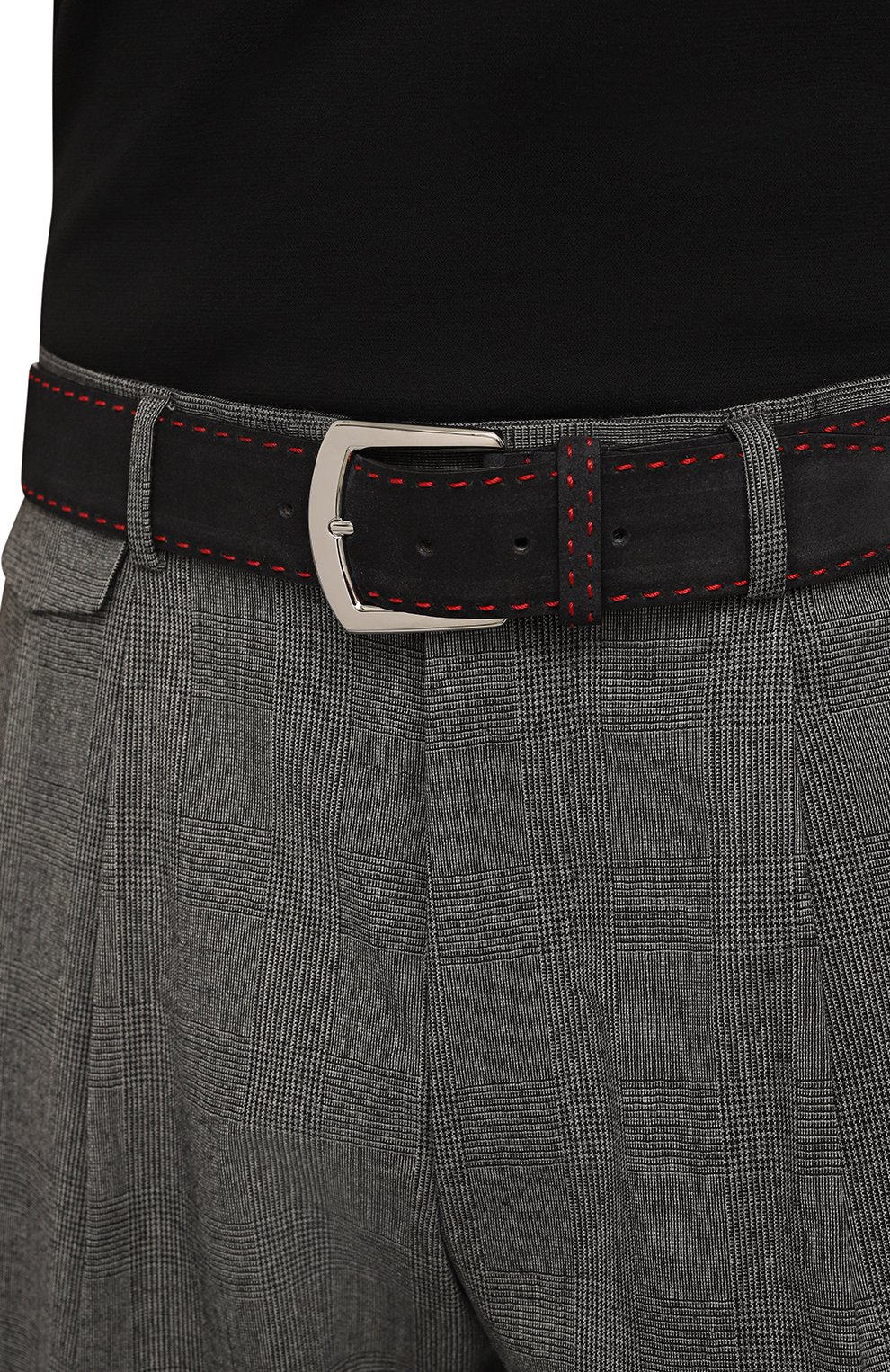 Замшевый ремень KITON, арт. USC6140N00113, фото 2