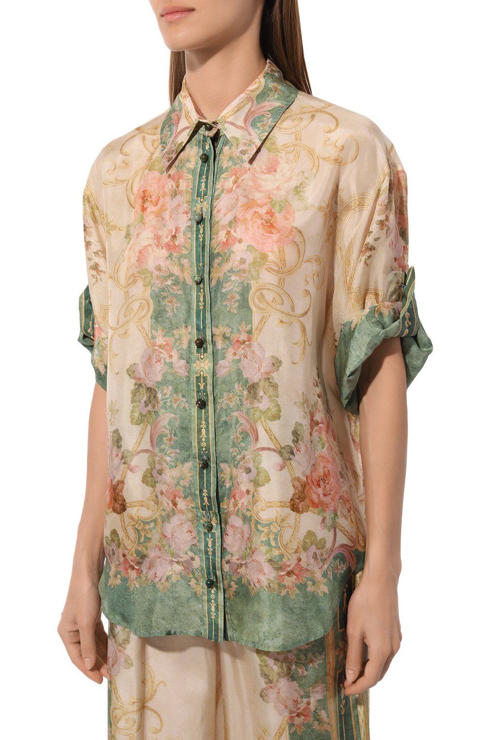 Шелковая блузка ZIMMERMANN, арт. 8624TRS242, фото 3