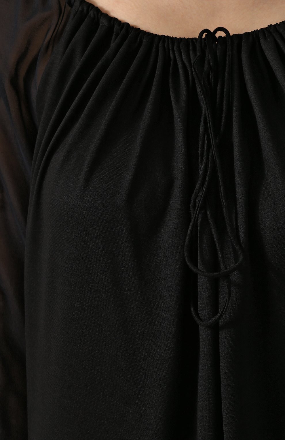 Однотонный топ с длинным рукавом и круглым вырезом LA PERLA, арт. 0004810, фото 5