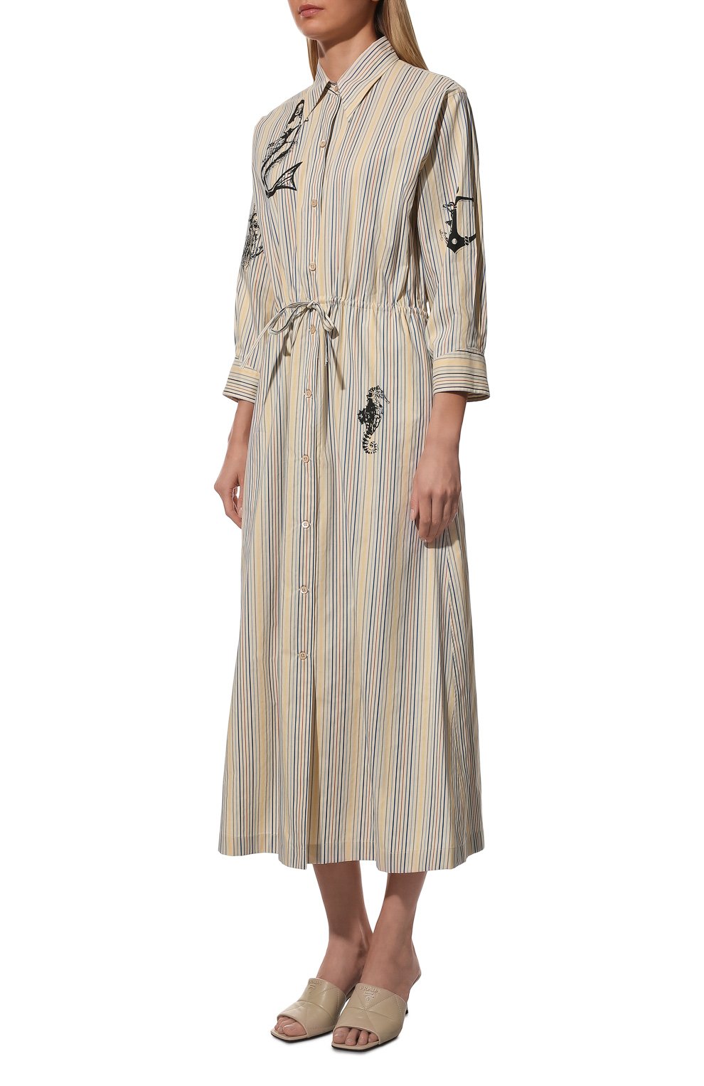 Хлопковое платье PRADA, арт. P3G73G-10M5-F0013-221, фото 3