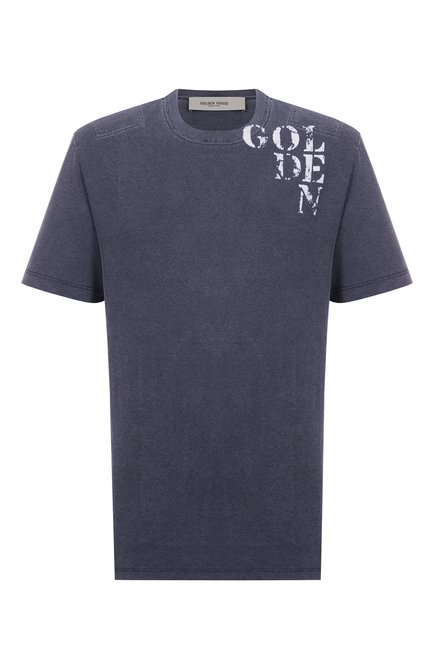 Мужская хлопковая футболка GOLDEN GOOSE DELUXE BRAND, арт. GMP01220.P002136