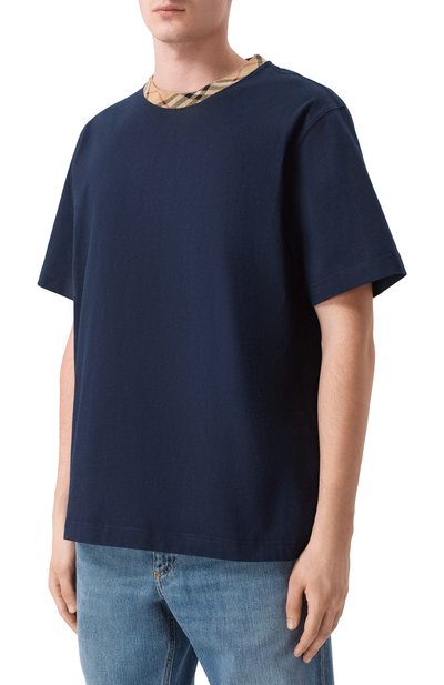 Хлопковая футболка BURBERRY, арт. 8118959, фото 3