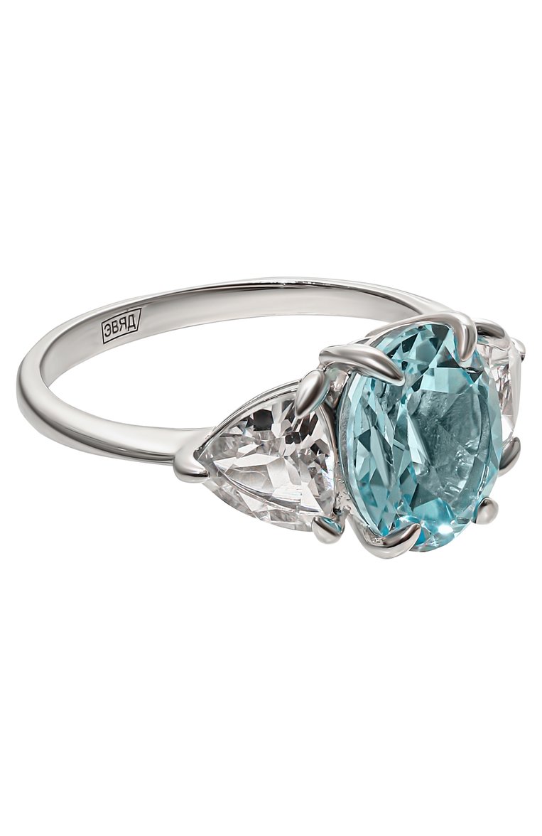 Женское кольцо SECRETS JEWELRY серебряного цвета, арт. КТГТС703 | Фото 1 (Региональные ограничения белый список (Axapta Mercury): Не проставлено; Нос: Не проставлено; Материал: Камень, Серебро)