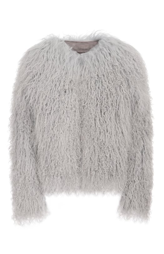 Шуба из овчины MVST M25.1PW.F006/M0NG0LIAN Серый M25.1PW.F006/M0NG0LIAN