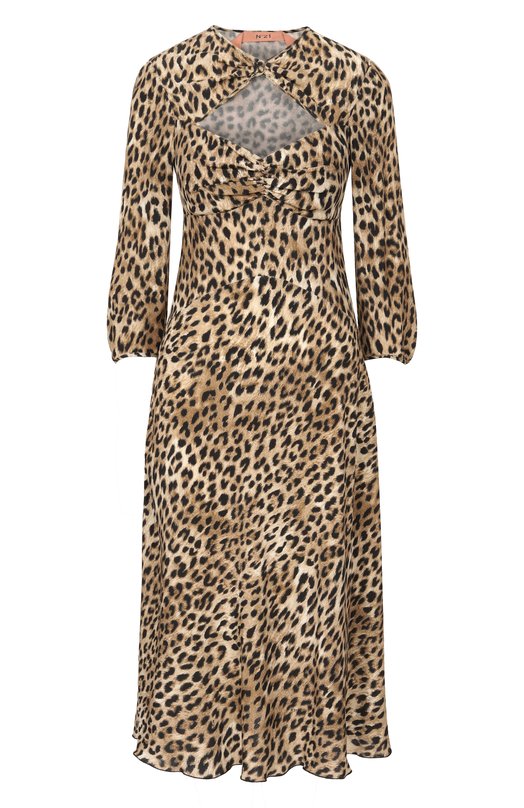Платье из вискозы N21 H051/5245 Леопардовый H051/5245