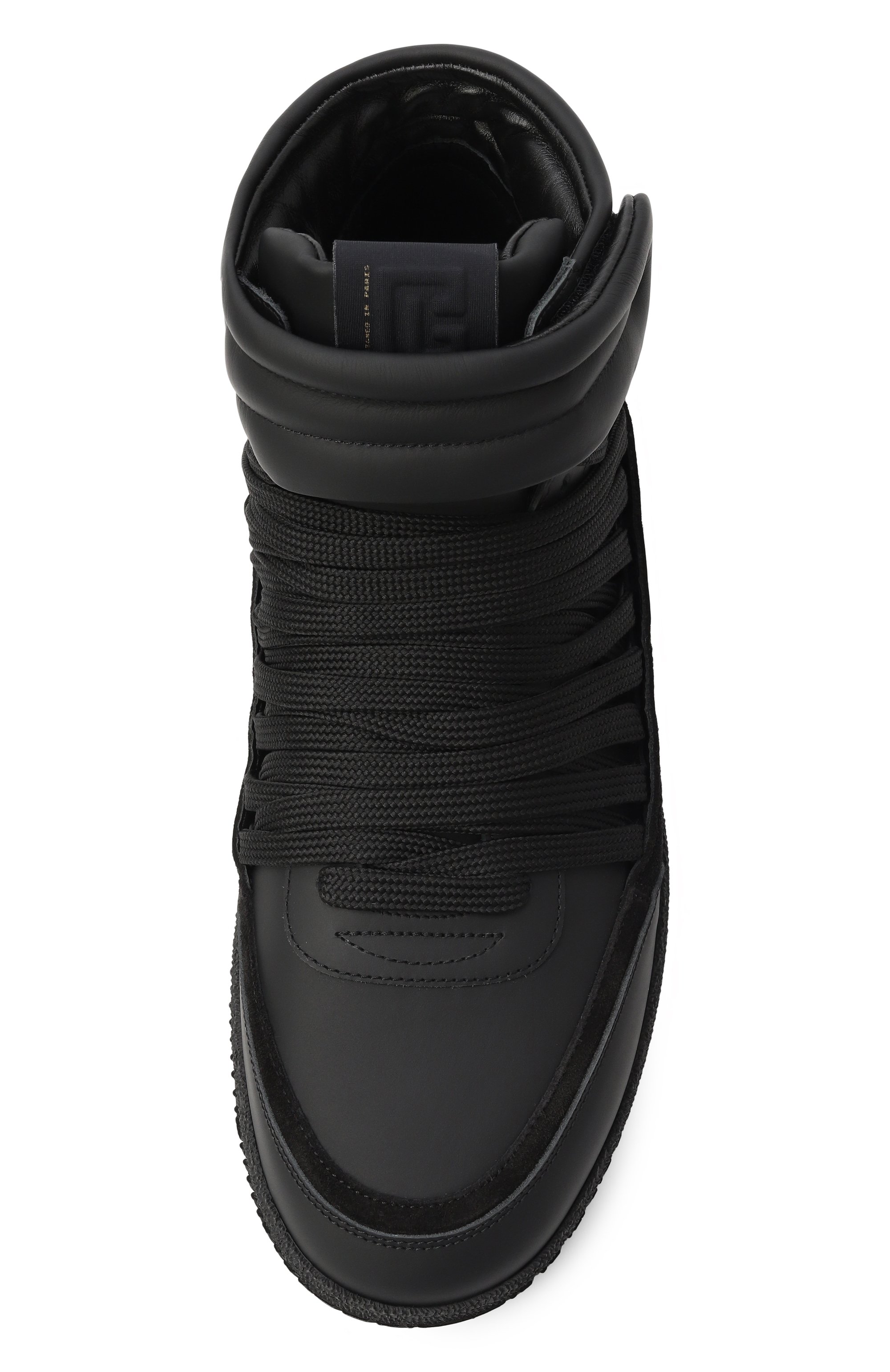 Кожаные кеды swan BALMAIN, арт. EM0VH388/LTSU, фото 6