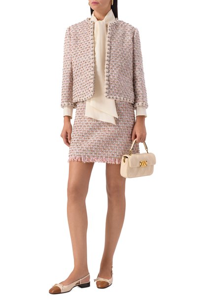 Твидовая юбка VALENTINO, арт. 7B3RADH2/9E5, фото 2