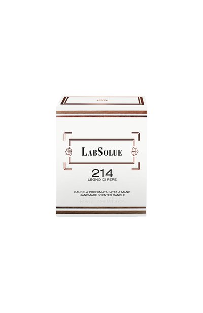 Свеча 214 legno di pepe (85g) LABSOLUE, арт. 8011530000639