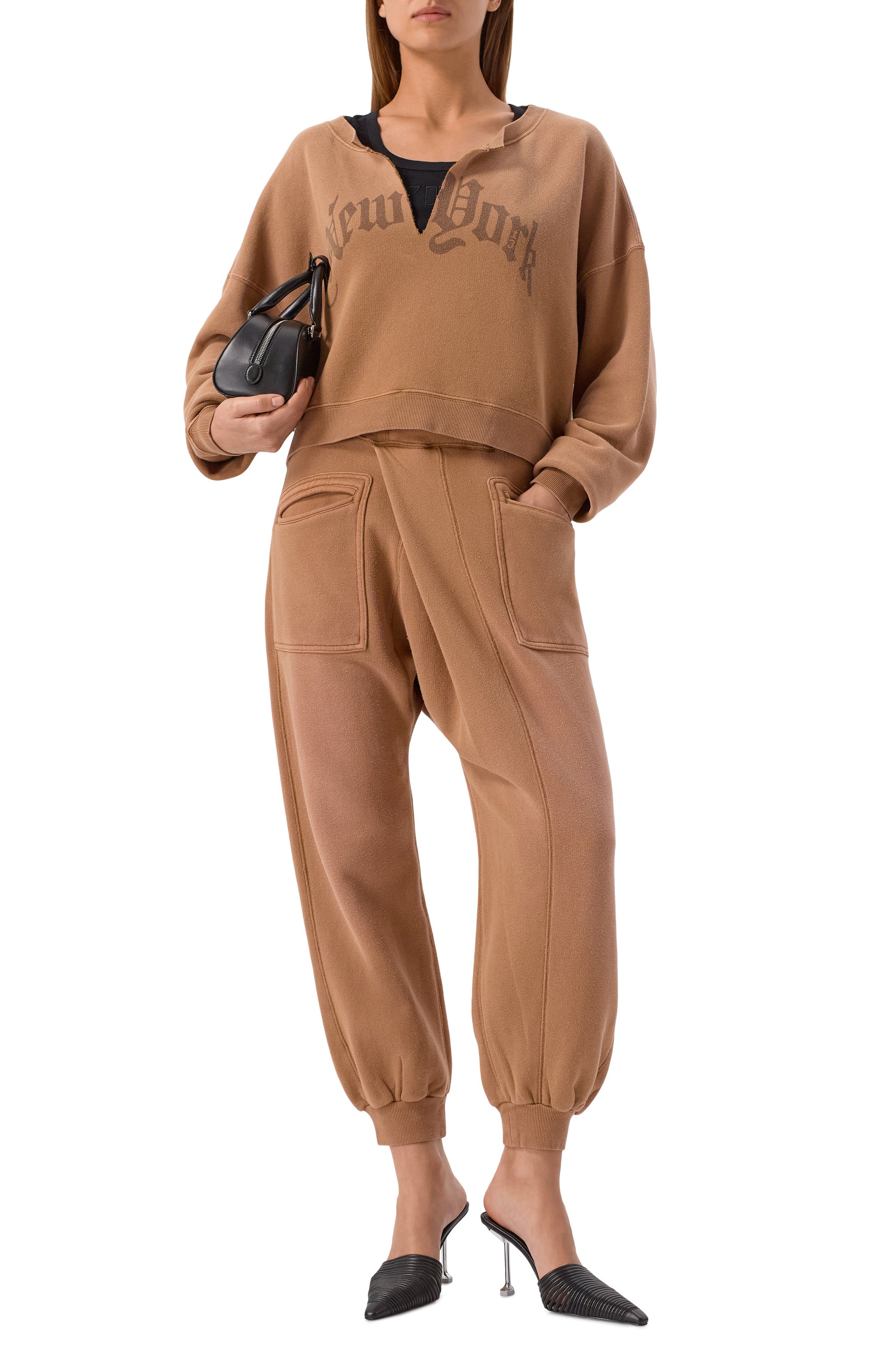 Джоггеры из хлопка и лиоцелла R13, арт. R13WK287-001UU, фото 2