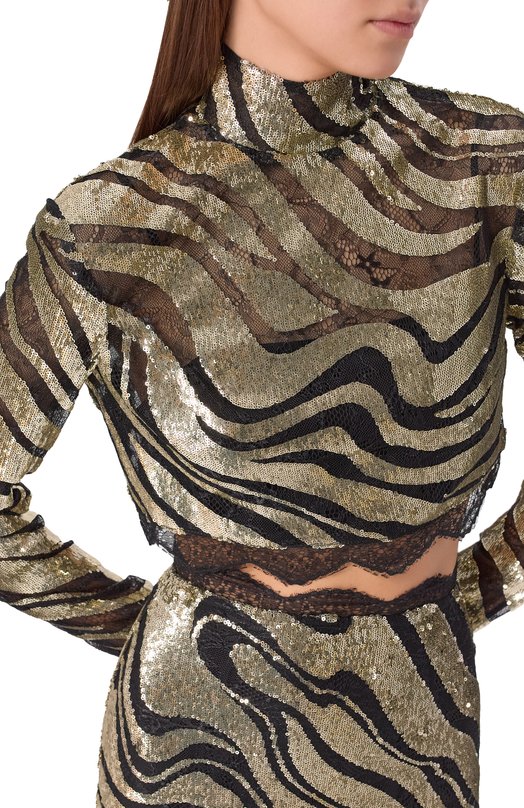 Топ Zuhair Murad FTP25036/TUEM012 Золотой  FTP25036/TUEM012 Фото 5