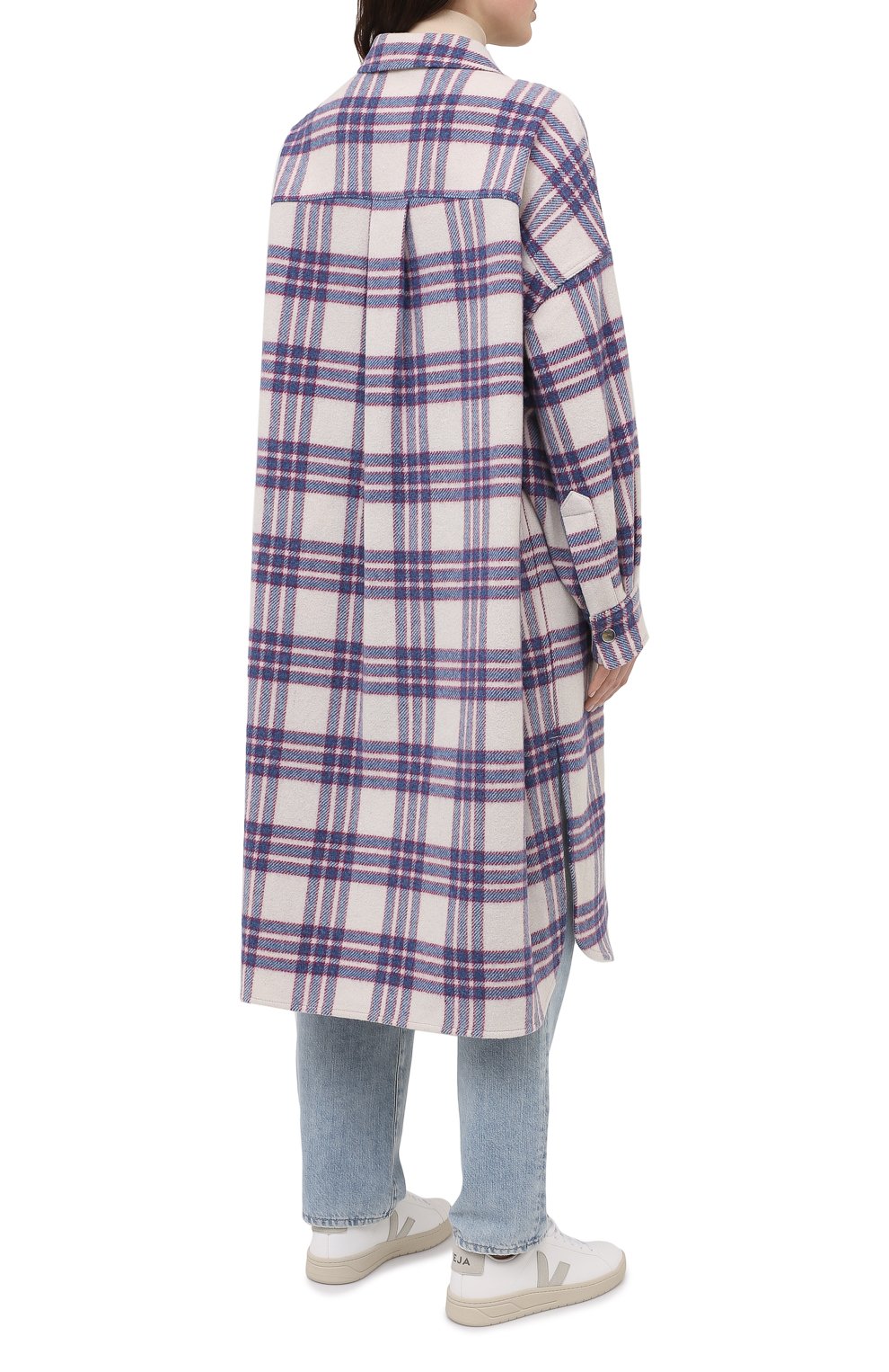 Шерстяное пальто ISABEL MARANT ETOILE, арт. MA0902-21P064E/F0NTIA, фото 4