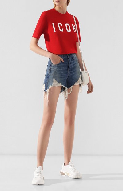 Хлопковая футболка DSQUARED2, арт. S75GD0040/S22427, фото 2