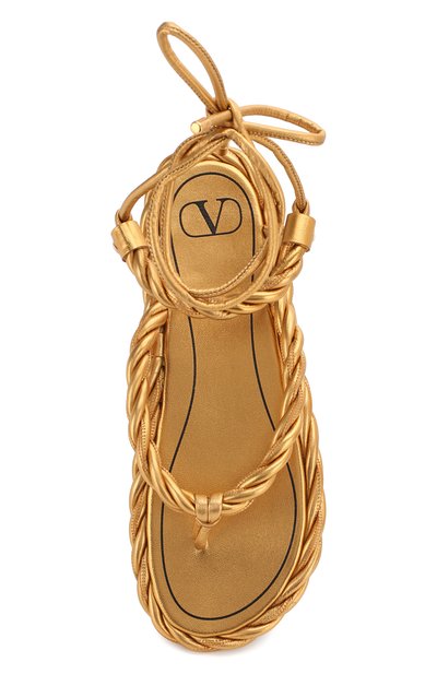 Кожаные сандалии the rope VALENTINO, арт. TW0S0Y15/FJF, фото 5