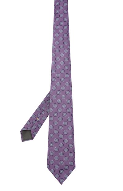 Шелковый галстук CANALI фиолетового цвета по цене 14650 руб., арт. 18/HJ03395, фото 3 Шелковый галстук CANALI, арт. 18/HJ03395, фото 3