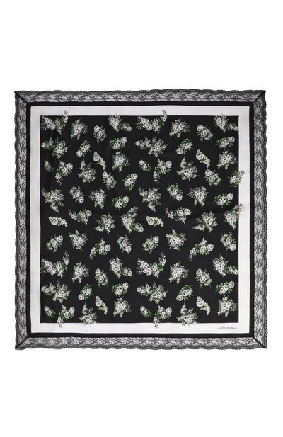 Шелковый платок DOLCE & GABBANA, арт. FN118R/GDDUI, фото 4