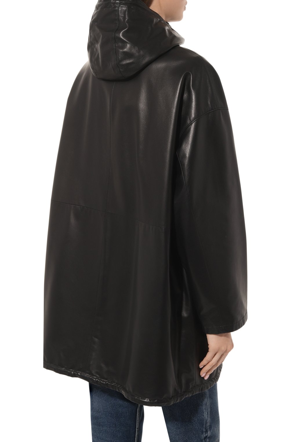 Кожаная парка PRADA, арт. 58974-1RP0-F0002, фото 4