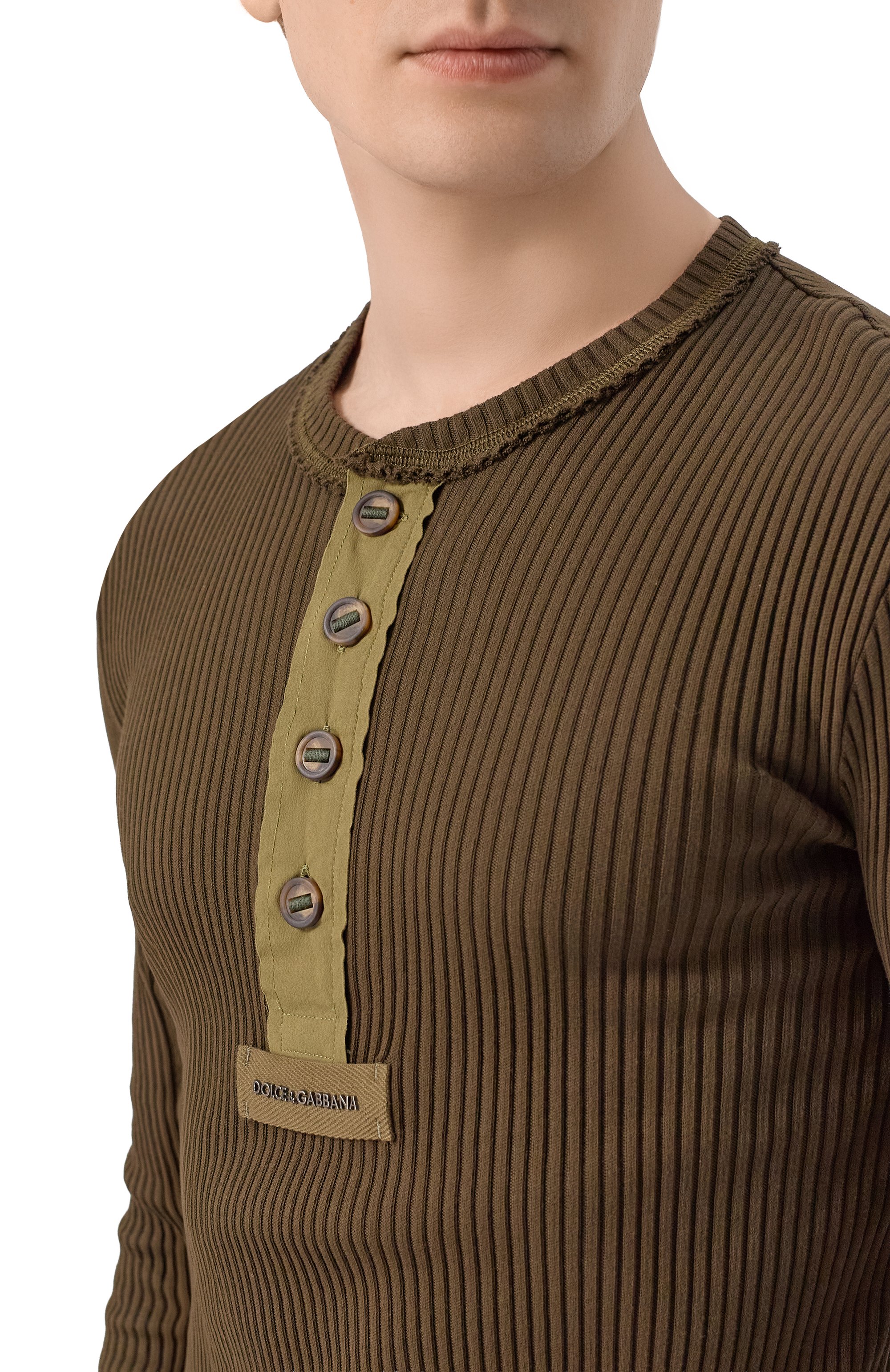 Хлопковый джемпер DOLCE & GABBANA, арт. G8TF3T/HU7WR, фото 5