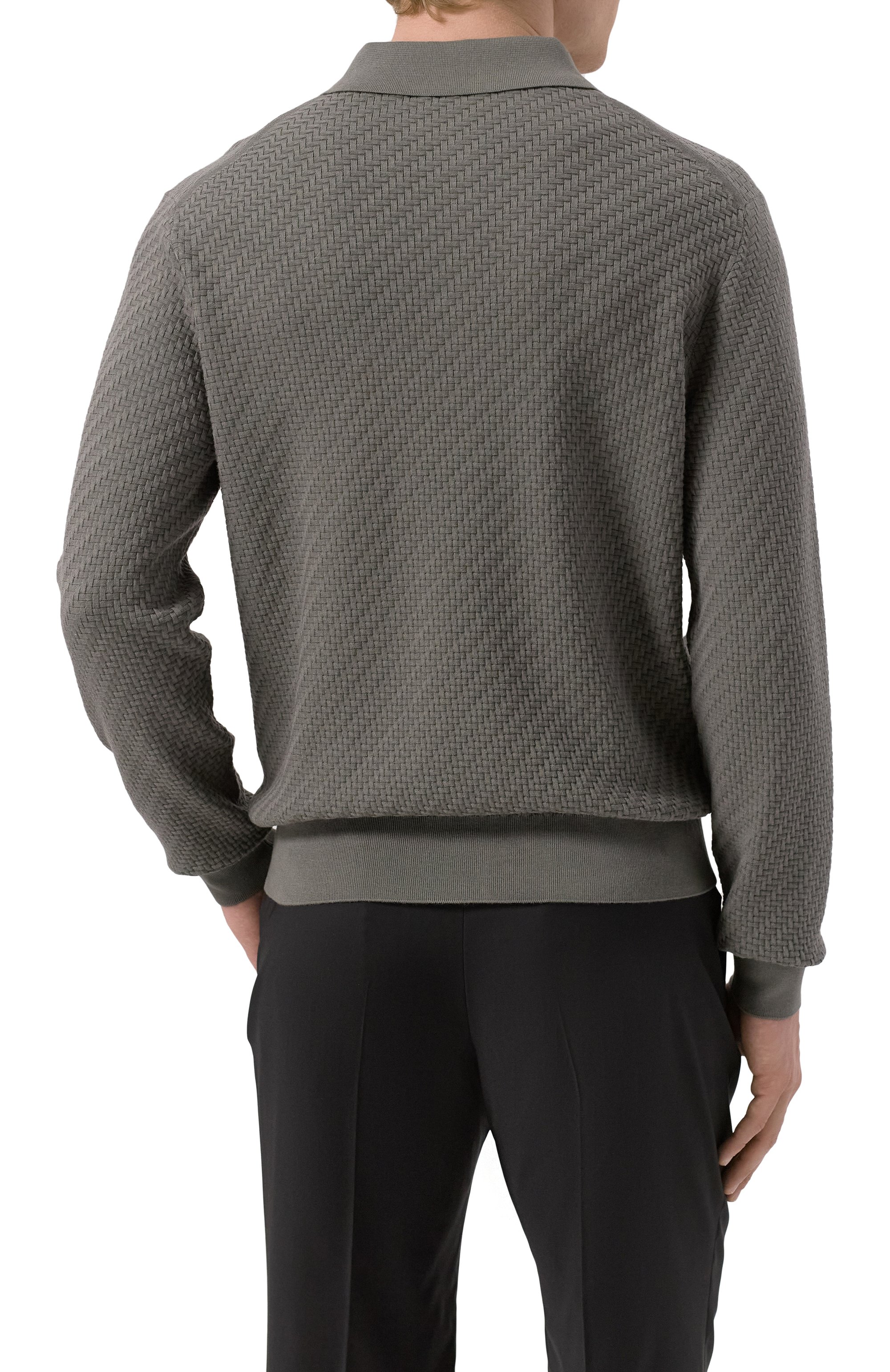 Поло из хлопка и шелка BRIONI, арт. UMR10L-PAK22, фото 4