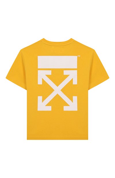 Хлопковая футболка OFF-WHITE, арт. 0BAA002F23JER011, фото 2