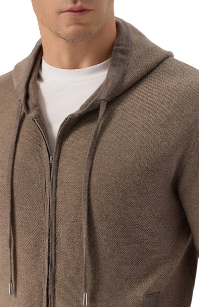 Кардиган из шерсти и шелка ANDREA CAMPAGNA, арт. TS03-2221, фото 5