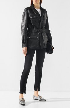 Лоферы из металлизированной кожи TOM FORD, арт. W2428A-LSH, фото 1
