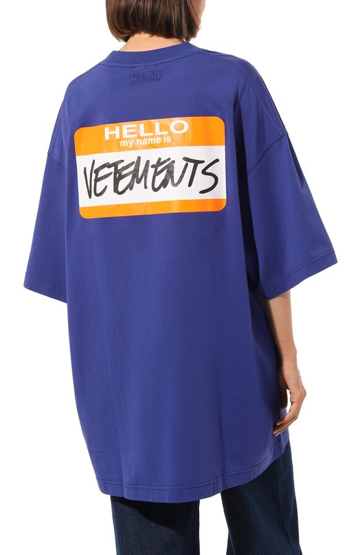 фото Хлопковая футболка vetements