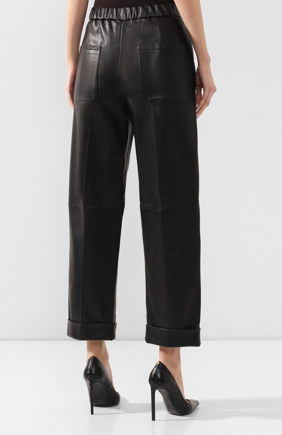 Кожаные брюки TOM FORD, арт. PAL676-LEX228, фото 4