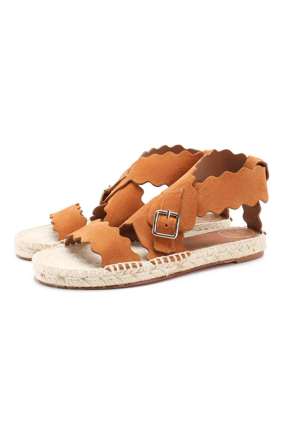 Замшевые сандалии lauren CHLOÉ, арт. CHC19U19118, фото 1