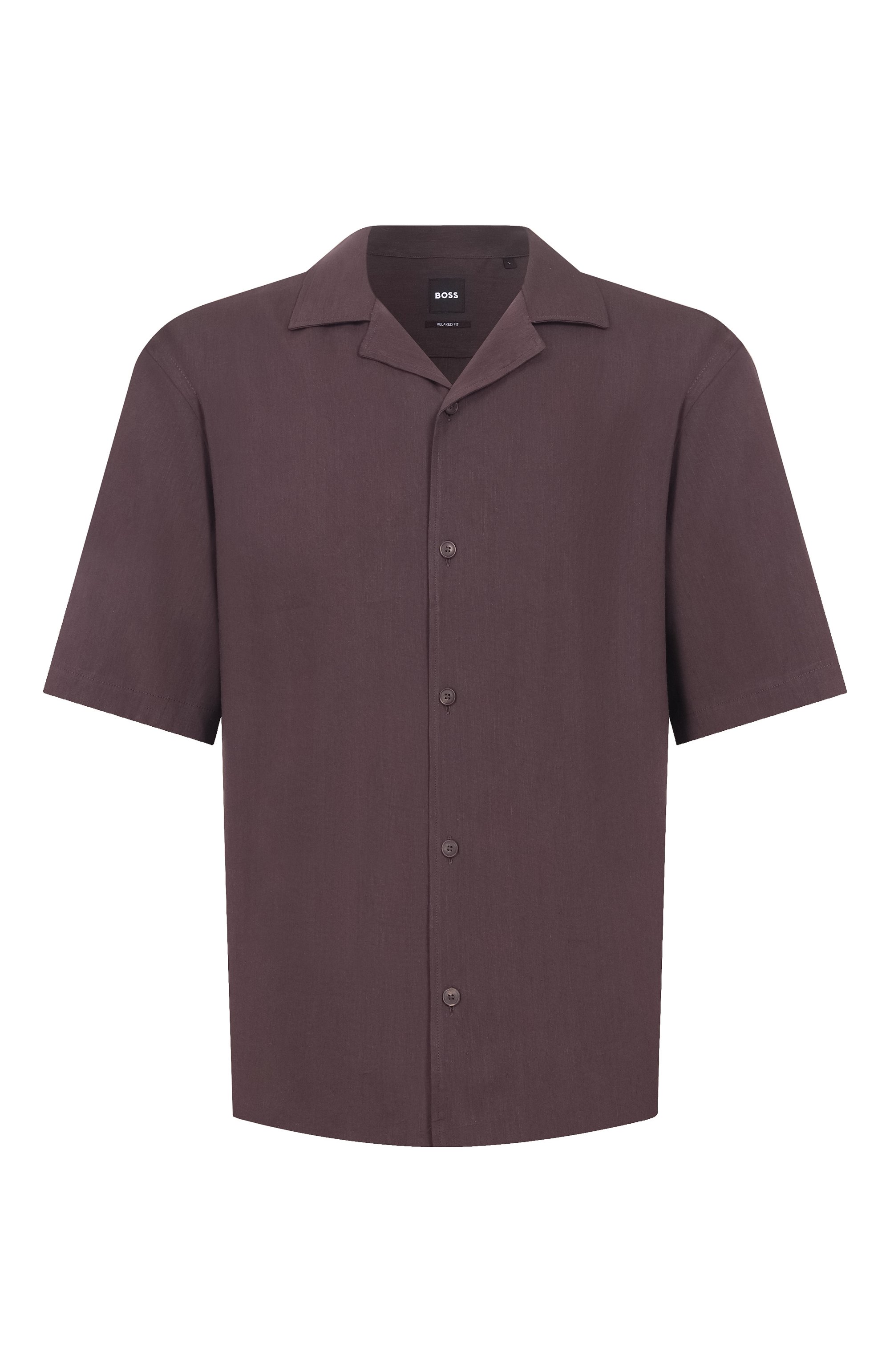 Рубашка изо льна и вискозы BOSS, арт. 50561449, фото 1