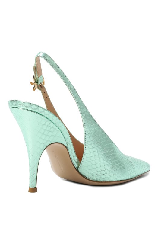 Кожаные туфли Sofia 95 Gianvito Rossi G95605.95RIC.AYEAL0E Зелёный  G95605.95RIC.AYEAL0E Фото 5