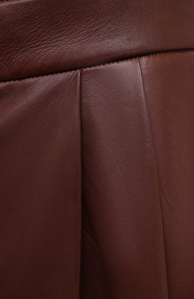 Кожаные брюки JIL SANDER, арт. JSWR653076-WRL01011, фото 5
